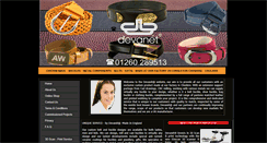 Desktop Screenshot of devanetbelts.co.uk